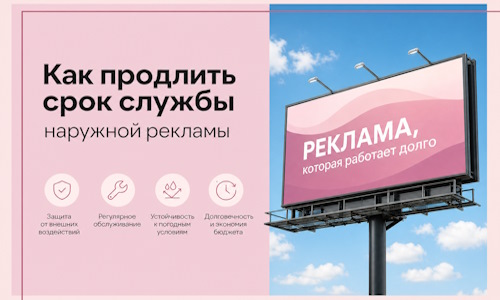 Как продлить срок службы наружной рекламы в  Кумертау