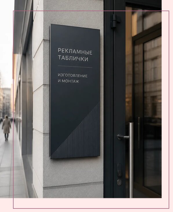 Рекламные таблички в Кумертау по цене от 4594 р. | Аванза-Кра
