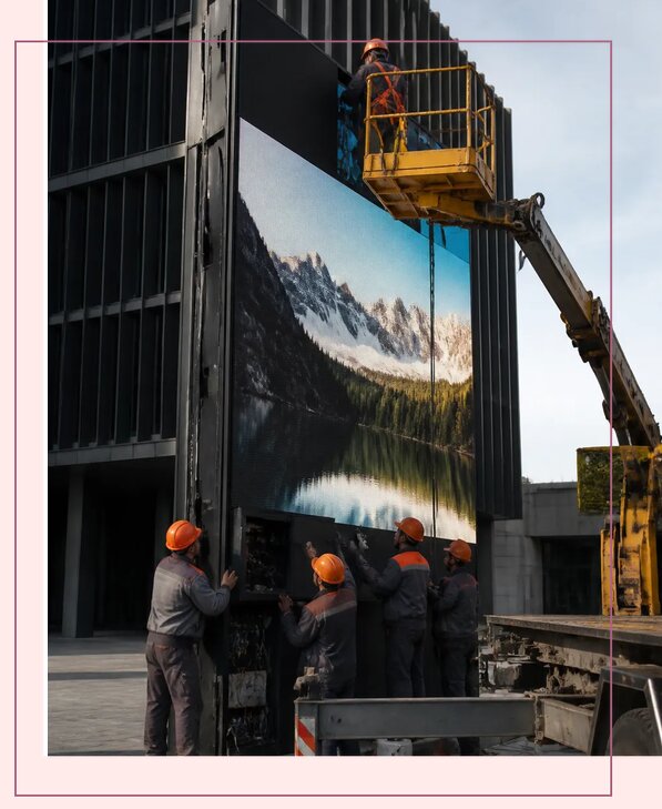 Размещение DOOH рекламы в Кумертау на цифровых экранах
